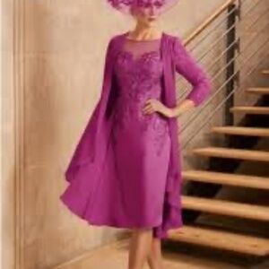 Formal tea length dress